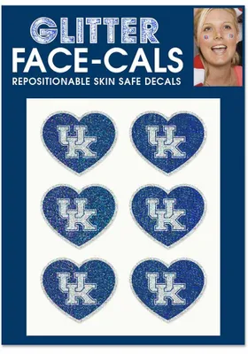 Kentucky Wildcats 6pk Glitter Tattoo