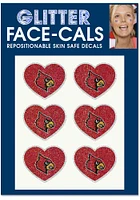 Louisville Cardinals 6pk Glitter Tattoo