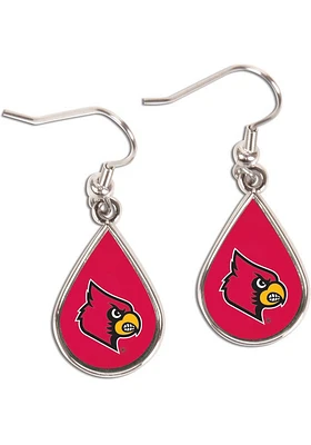Louisville Cardinals Teardrop Womens Earrings