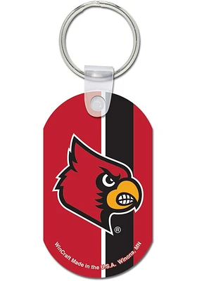 Louisville Cardinals Aluminum Keychain - Red