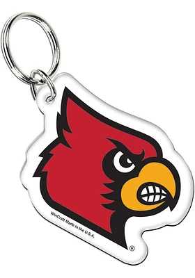 Louisville Cardinals Premium Acrylic Keychain - Red