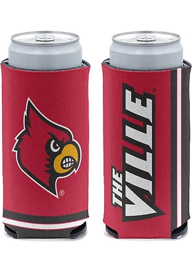 Louisville Cardinals Striped Primary Logo Slim Coolie
