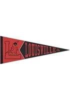 Louisville Cardinals 12x30 Vault Premium Pennant - Red