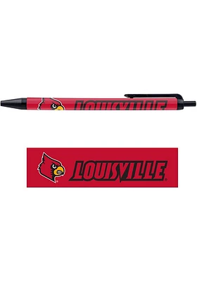 Louisville Cardinals 5 Pack Pen Set - Red
