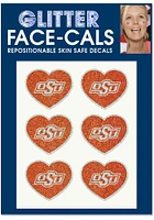 Oklahoma State Cowboys 6pk Glitter Design Tattoo