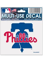 Philadelphia Phillies Liberty Bell 3x4 Auto Decal - Blue