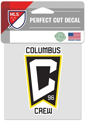 Columbus Crew 4x4 Color Auto Decal - Black