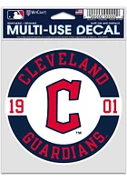 Cleveland Guardians 3.75x5 Patch Auto Decal - Navy Blue