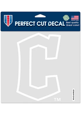 Cleveland Guardians 8x8 Perfect Cut Auto Decal