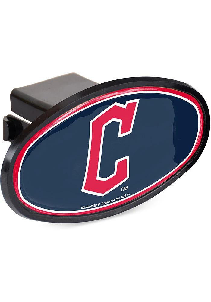 Cleveland Guardians Plastic Oval Car Accessory Hitch Cover