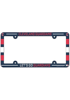 Cleveland Guardians Plastic License License Plate Frame - Red