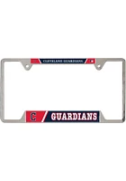 Cleveland Guardians Team Name License Plate Frame - Silver