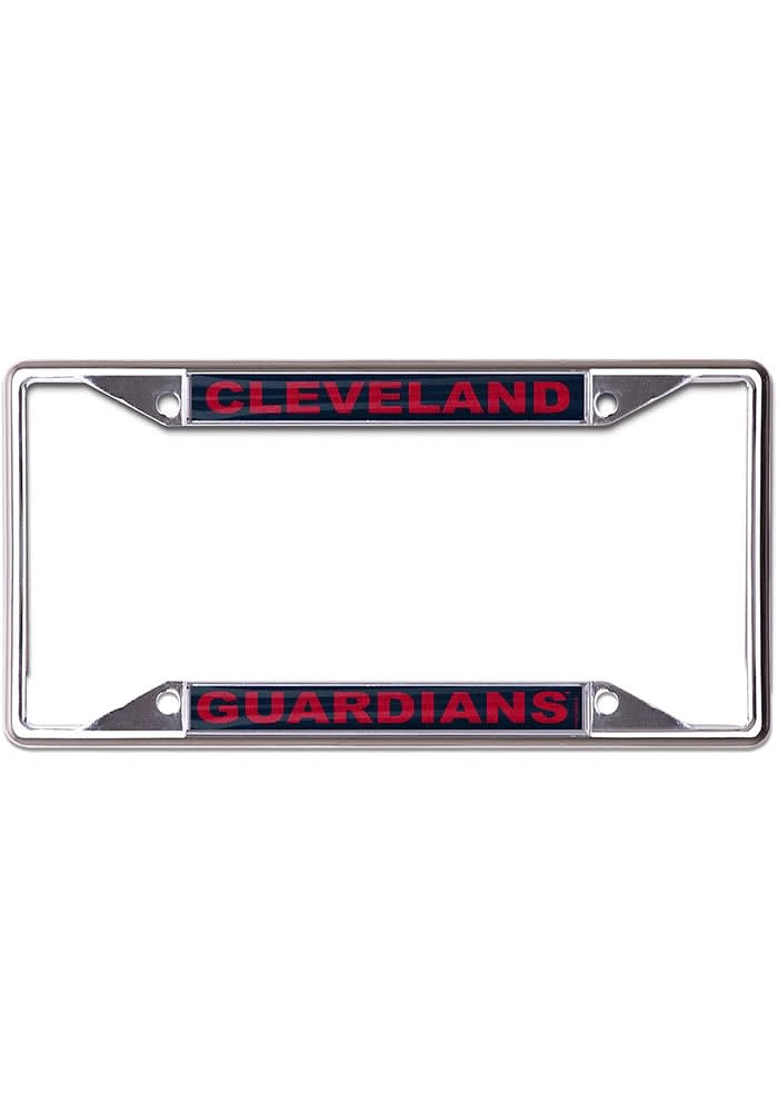 Cleveland Guardians Metallic Glitter License Plate Frame - Red