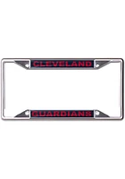 Cleveland Guardians Metallic Glitter License Plate Frame - Red