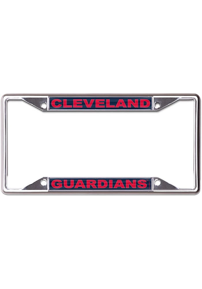 Cleveland Guardians Metallic Printed License Plate Frame - Red