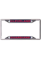 Cleveland Guardians Metallic Printed License Plate Frame - Red