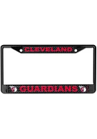 Cleveland Guardians Carbon Fiber License Plate Frame - Black