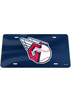 Cleveland Guardians Navy Blue Team Logo Mirror Car Accessory License Plate