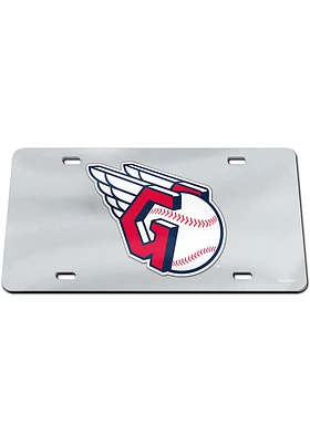 Cleveland Guardians Silver Inlaid License Car Accessory License Plate