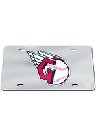 Cleveland Guardians Silver Inlaid License Car Accessory License Plate