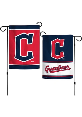 Cleveland Guardians 12x18 2 Sided Garden Flag - Red