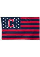 Cleveland Guardians 3x5 Stars and Stripes Silk Screen Grommet Flag - Navy Blue