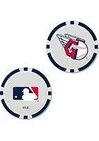 Cleveland Guardians 2-Sided Poker Chip Golf Ball Marker