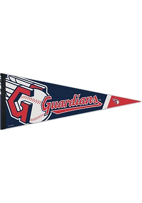 Cleveland Guardians 12x30 Premium Pennant - Navy Blue