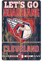 Cleveland Guardians 11x17 Established Sign - Navy Blue