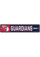 Cleveland Guardians Street Zone Sign - Red