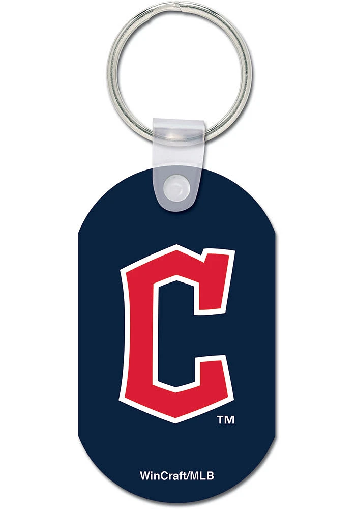 Cleveland Guardians Aluminum Keychain - Navy Blue