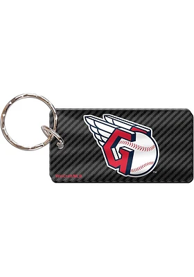 Cleveland Guardians Carbon Keychain - Black
