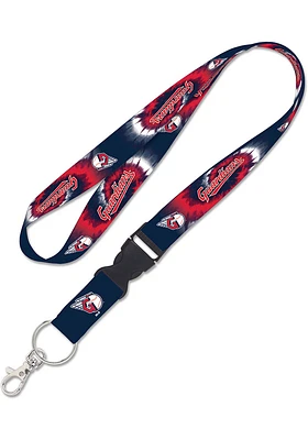 Cleveland Guardians Tie Dye Lanyard - Orange