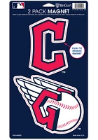 Cleveland Guardians 2pk Die Cut Magnet