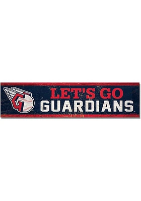 Cleveland Guardians 1.5x6 Wood Magnet