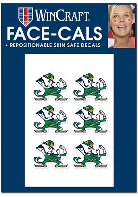 Notre Dame Fighting Irish Leprechaun 6pk Tattoo