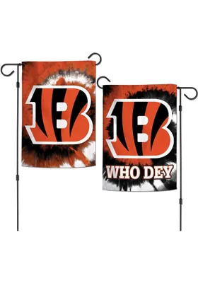 Cincinnati Bengals Tie Dye 2 Sided Garden Garden Flag