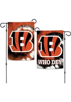 Cincinnati Bengals Tie Dye 2 Sided Garden Garden Flag