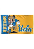 Yellow UCLA Bruins Disney 3x5 Deluxe Silk Screen Grommet Flag