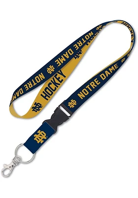 Notre Dame Fighting Irish Hockey Detachable Lanyard - Navy Blue