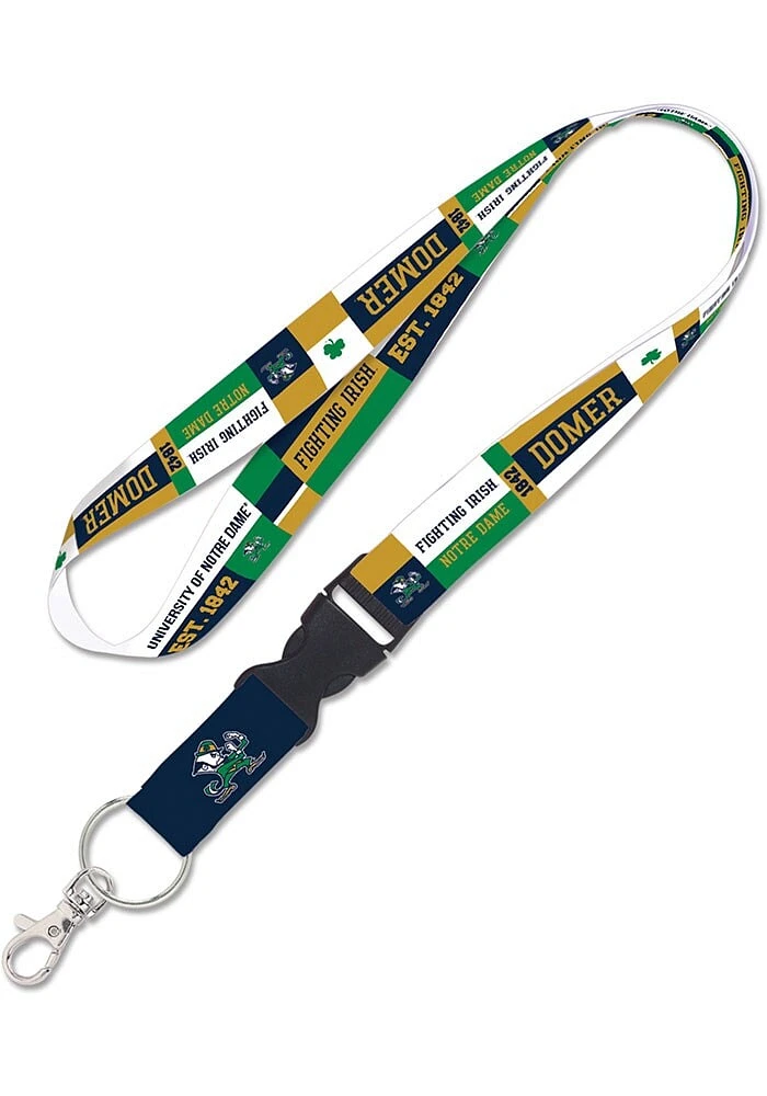 Notre Dame Fighting Irish Colorblock Detachable Lanyard