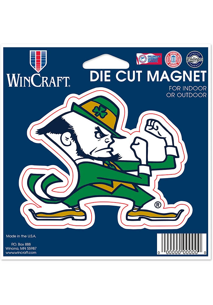 Notre Dame Fighting Irish 4.5x6 Die Cut Fighting Irish Magnet