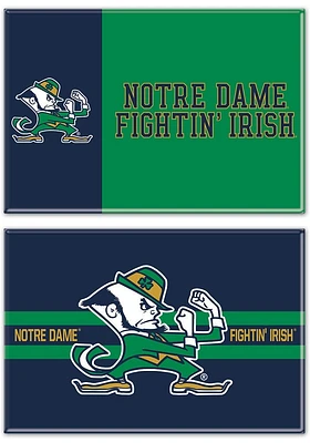 Notre Dame Fighting Irish 2.5x3.5 2pk Fighting Irish Magnet
