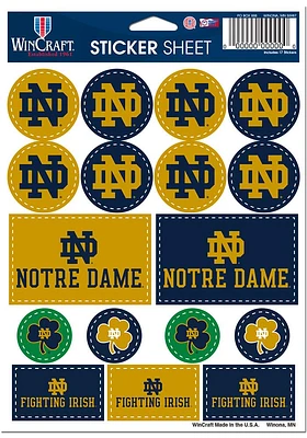 Notre Dame Fighting Irish 5x7 Stickers - Navy Blue