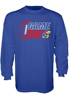 Kansas Jayhawks Blue College Gameday Long Sleeve T Shirt