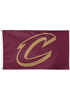 Cleveland Cavaliers Logo Silk Screen Grommet Flag - Maroon
