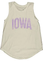 Iowa Womens Ivory Lennon Wordmark Tank Top