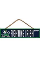 Notre Dame Fighting Irish Ave Wood Sign