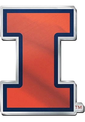 Illinois Fighting Illini Acrylic Car Emblem -