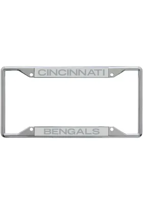 Cincinnati Bengals Frosted License Frame